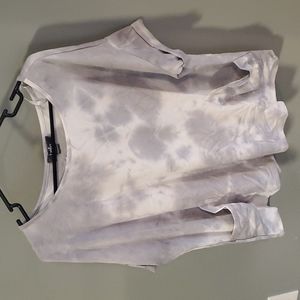 Tye dye crop shirt NEW size L soft